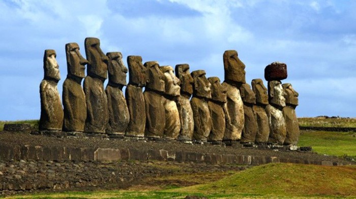 Giant Heads on Easter Island